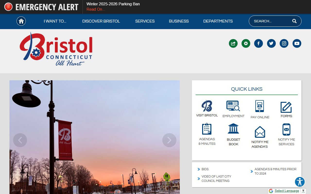 Bristol white pages town homepage