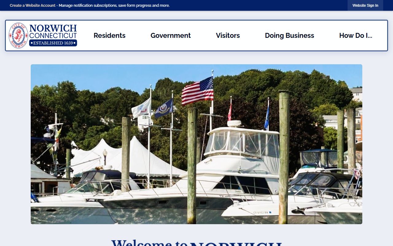 Norwich white pages city homepage