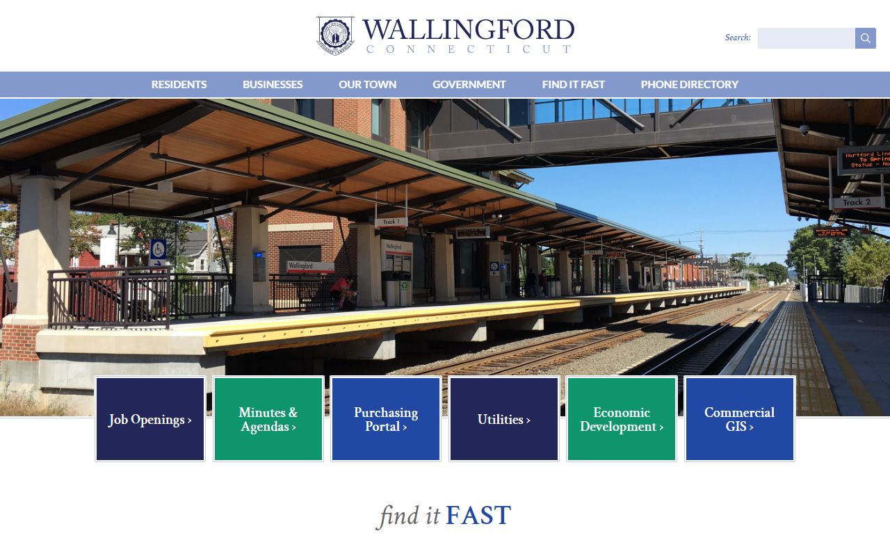 Wallingford white pages town homepage